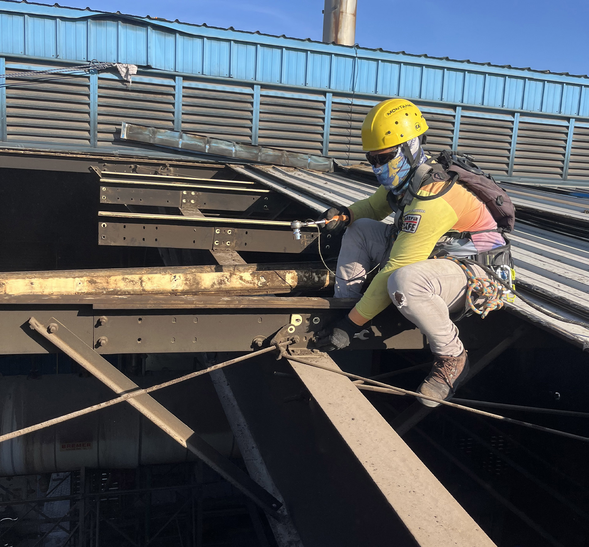 Manutenção em telhado